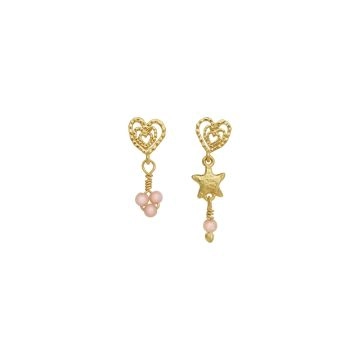 Maanesten Vibe Øreringe Guld