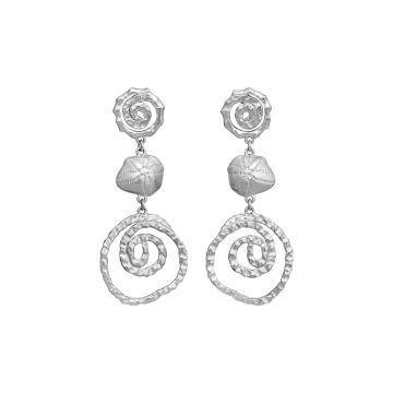 Maanesten Zalina Øreringe Sølv