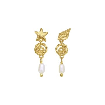 Maanesten Zumi Øreringe Guld