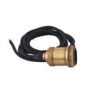 House Doctor Fly, Stofledning med fatning Messing