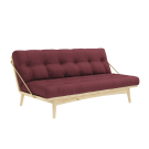 Karup Design Folk Sovesofa Clear Lacquered - 710 Bordeaux