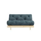 Karup Design Roots 140 Sovesofa Raw - 757 Petrol Blue