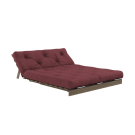 Karup Design Roots 140 Sovesofa Carob Brown lacquered - 710 Bordeaux