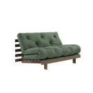 Karup Design Roots 140 Sovesofa Carob Brown lacquered - 756 Olive Green