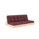 Karup Design Base Sovesofa Clear Lacquered - 710 Bordeaux