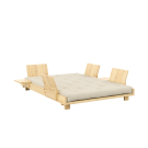 Karup Design Social Sofa Bed Beige - 4 Ryglæn