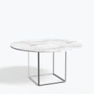 New Works Florence Dining Table White Carrera Marble - Ø145 cm