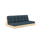Karup Design Base Sovesofa Clear Lacquered - 757 Petrol Blue