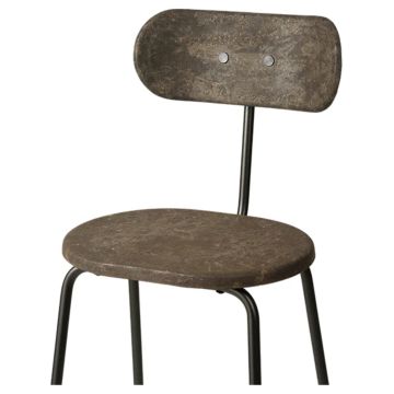 Mater Design Barstol Earth Stool Backrest Kaffe Edition