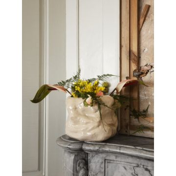 Ferm Living Plait Tuck Pot - Cashmere