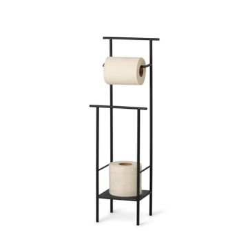 Ferm Living Dora Toilet Paper Stand Black