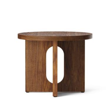 Audo Copenhagen Androgyne Side Table Ø50 Walnut