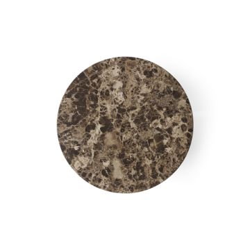 Audo Copenhagen Androgyne Side Table top Emperador Marble