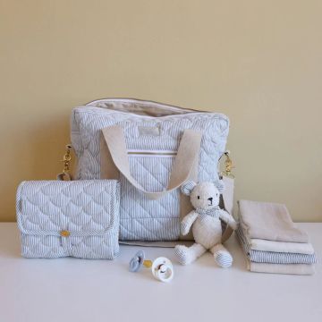 Cam Cam Copenhagen Pusletaske Classic Stripes Blue