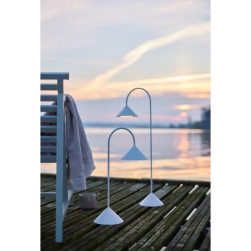 Frandsen Grasp Transportabel Gulvlampe H72 Mat Hvid