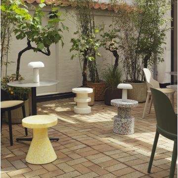 Normann Copenhagen Bit Skammel Cone Black/white