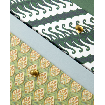 House Doctor Opbevaringbokse Keep Khaki/Grøn Sæt Af 2