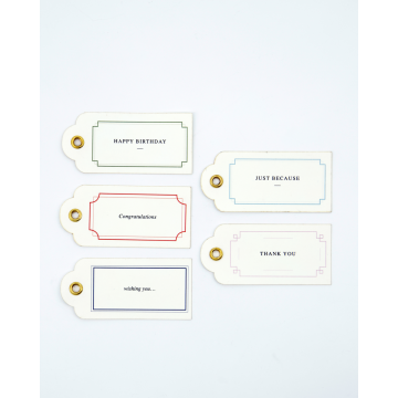 House Doctor Små Tags Nila Multi