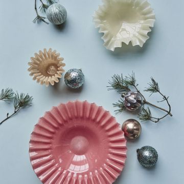 House Doctor Plica Vase Beige