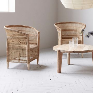 House Doctor Stol med armlæn Rika Natur