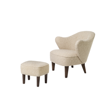 Audo Copenhagen Ingeborg Fodskammel Sacho Zero Boucle 001 Røget Eg