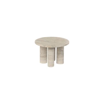 Blomus Volos Sidebord Travertine S Round