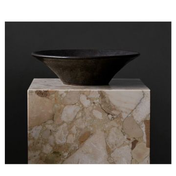 Audo Copenhagen Plinth Cubic Kunis Breccia