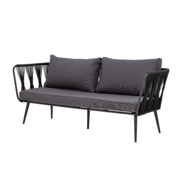 Bloomingville Pavone Sofa Sort Metal