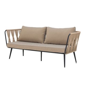 Bloomingville Pavone Sofa Brun Metal