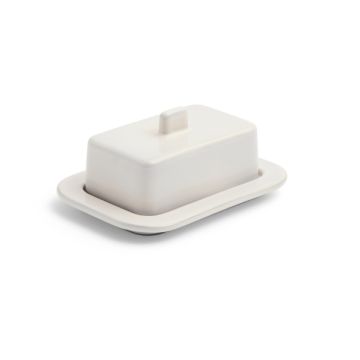 HAY Barro Butter Dish Off-White