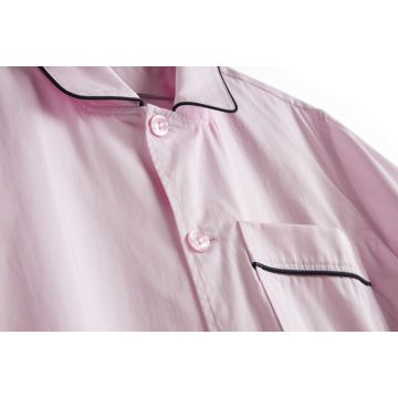 HAY Outline Pyjama S/S Shirt Soft pink