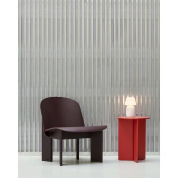 HAY Chisel Lounge Chair Dark bordeaux