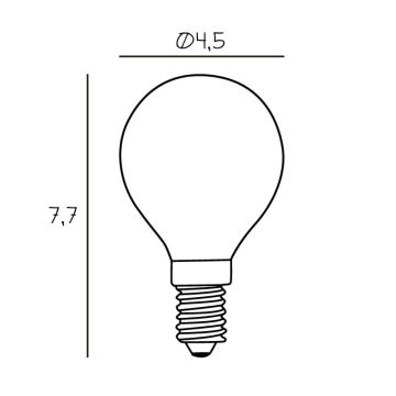 Design By Us Arbitrary Bulb Ø45 Milky
