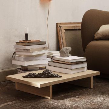 Ferm Living Kona Low Table Natural Oak Veneer