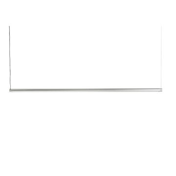 HAY Factor Linear Suspension Lamp 1500 Diffused clear anodised alu