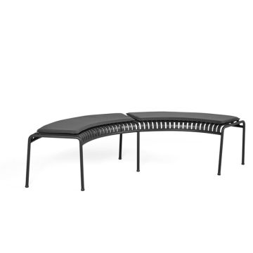 HAY Palissade Park Bench anthracite