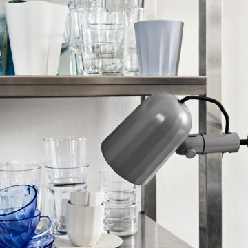 HAY NOC Clamp Lampe Dark Grey
