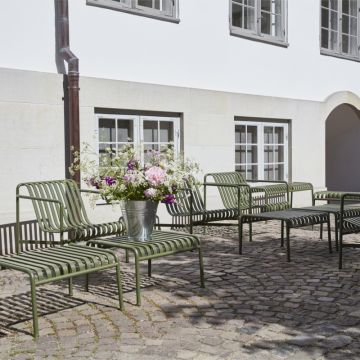 HAY Palissade Lounge Chair Low Olive