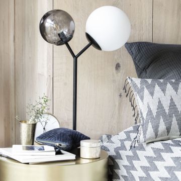 House Doctor Twice Bordlampe Sort