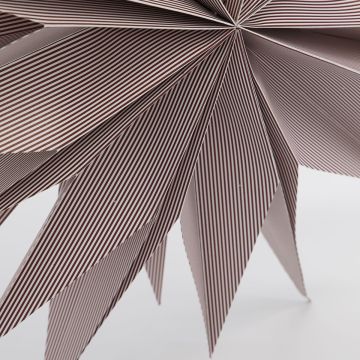 House Doctor Stjerne Capella Brændt Rød/Hvid Ø 50 cm