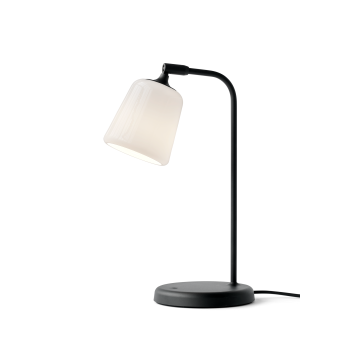 New Works Material Bordlampe Opal glas