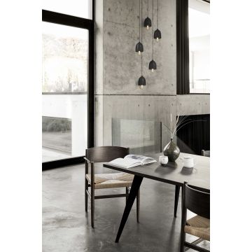 Mater Nestor Spisebordsstol med armlæn Sirka grå bøg