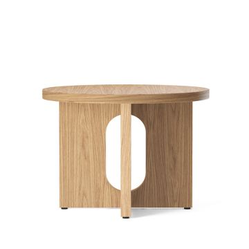 Audo Copenhagen Androgyne Side Table, Ø50, Natural Oak