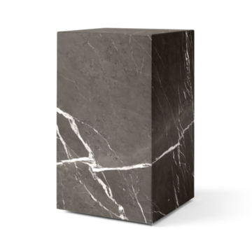 Audo Copenhagen Plinth Sidebord Tall Brun Marmor