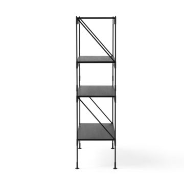 Audo Copenhagen Zet Shelves 1x4 Sort/Sort