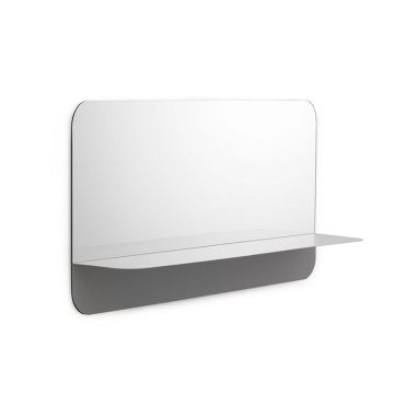 Normann Copenhagen Horizon vægspejl horisontalt Grå