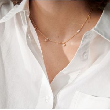 Pernille Corydon Ocean Pearl Halskæde Guld