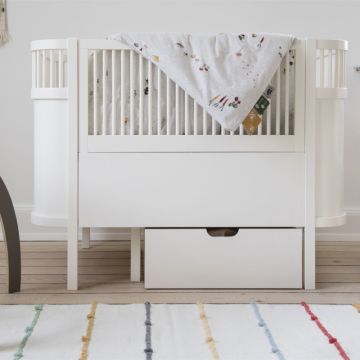 Sebra Sengeskuffe, Baby & Jr., Hvid