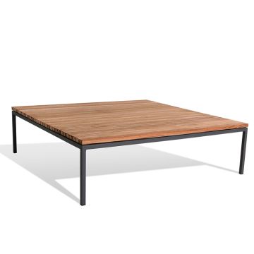 Skargaarden Bönan Lounge Table Large Dark grey and teak