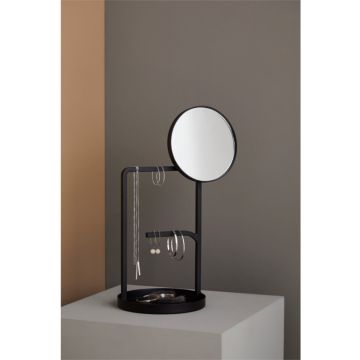 WOUD Muse Bordspejl Sort